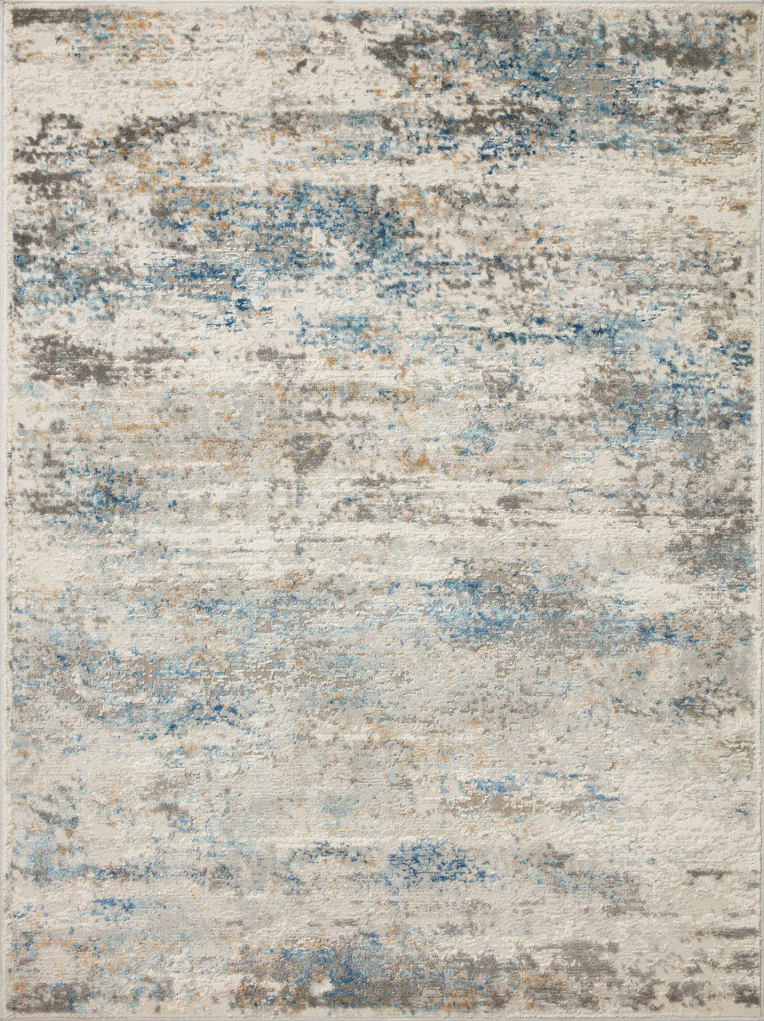 Estelle Rug 03 | Ivory / Ocean