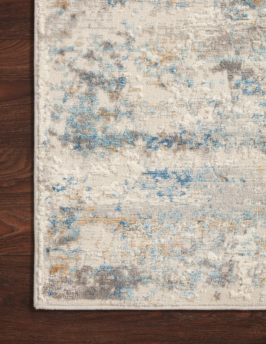 Estelle Rug 03 | Ivory / Ocean