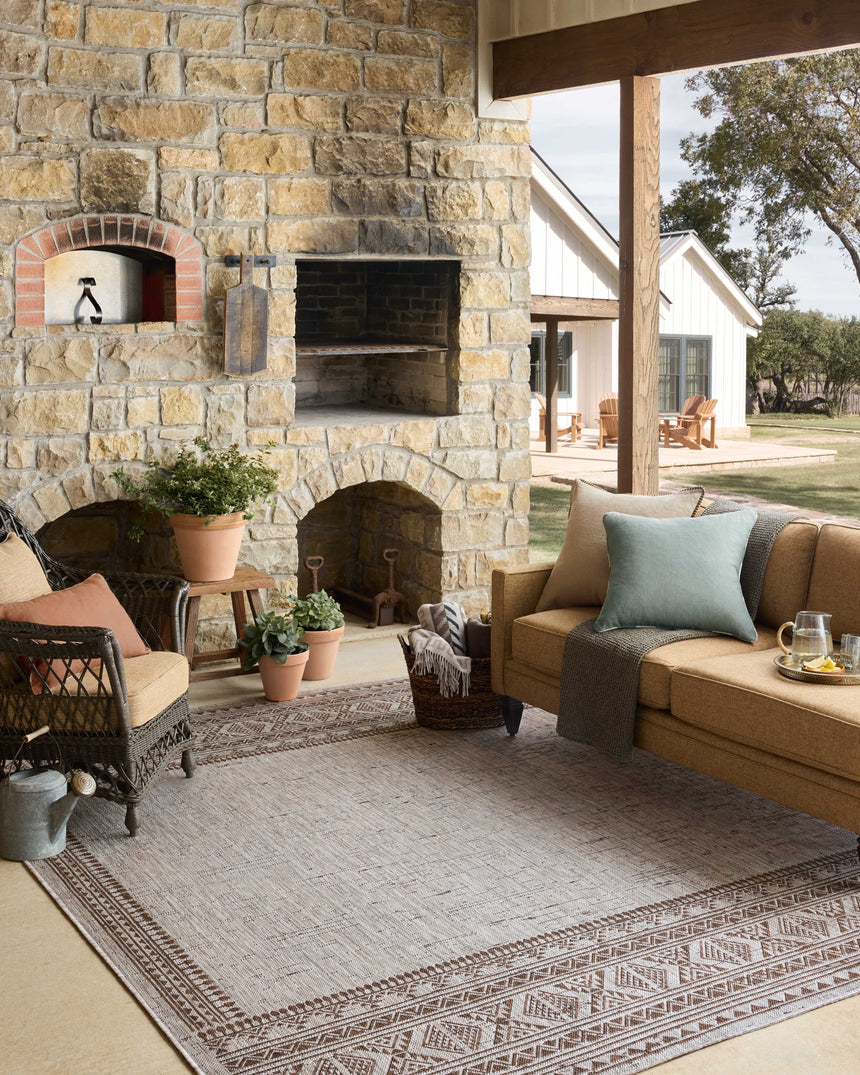 Easton Rug 01 | Coffee / Dove