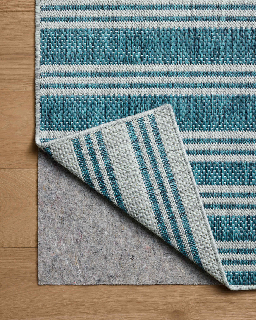 Easton Rug 04 | Teal / Fog