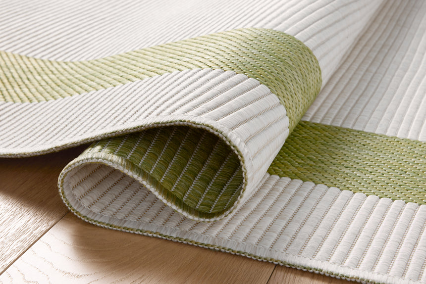 Easton Rug 07 | Green / Ivory
