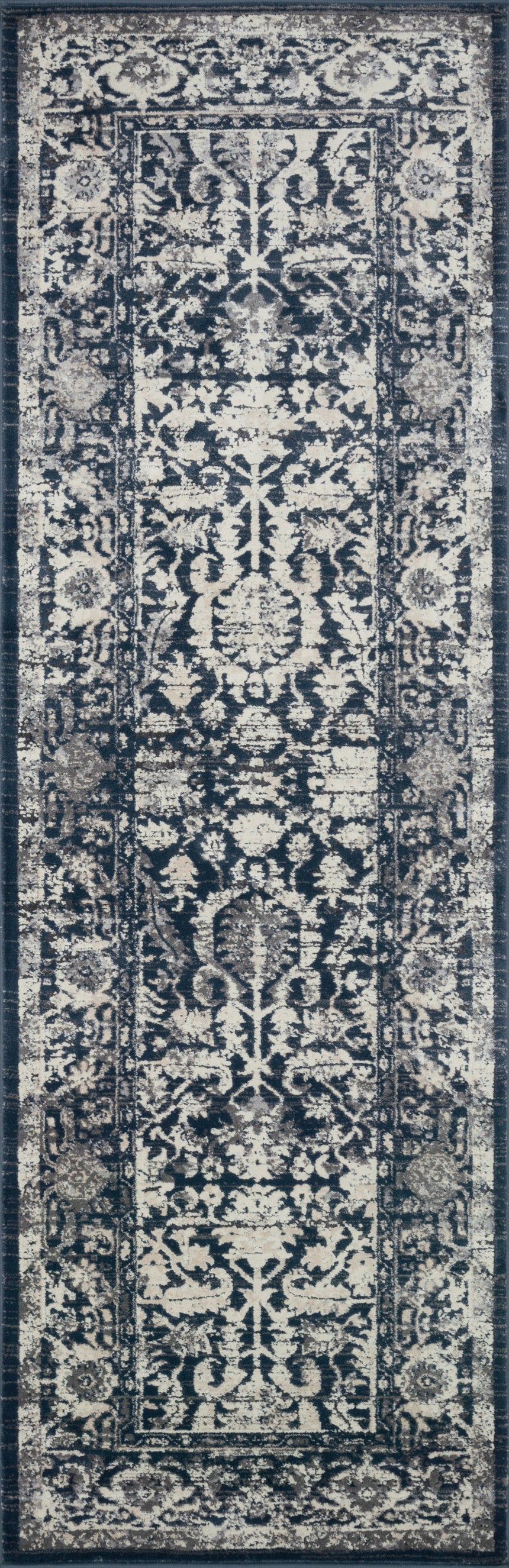 Everly Rug 01 | Indigo / Indigo