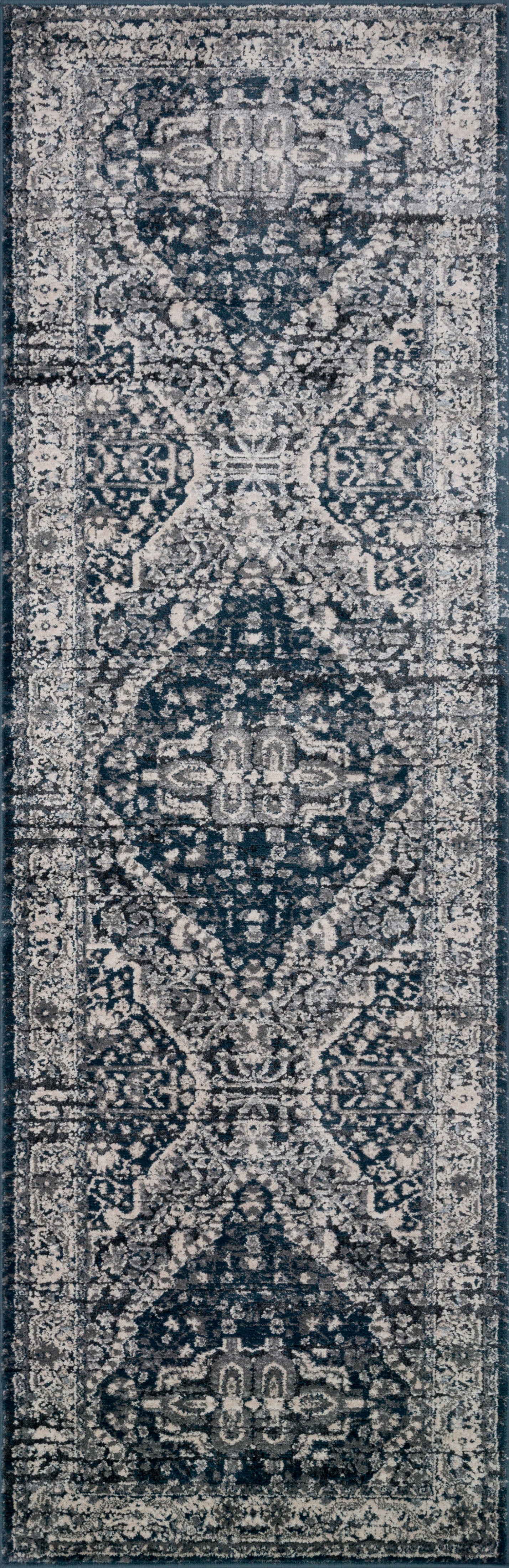 Everly Rug 02 | Grey / Midnight