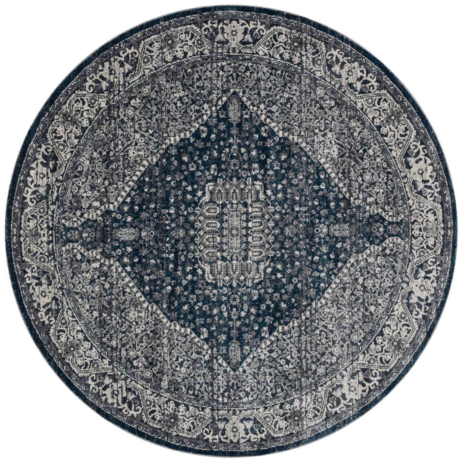 Everly Rug 02 | Grey / Midnight