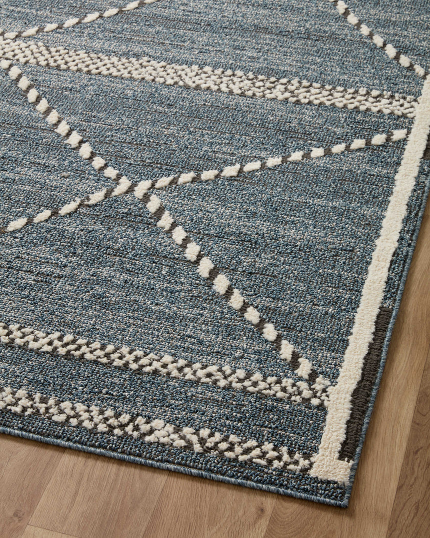 Fabian Rug 01 | Denim / Charcoal