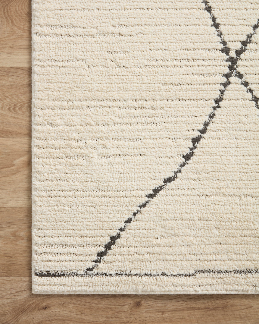 Fabian Rug 02 | Ivory / Charcoal