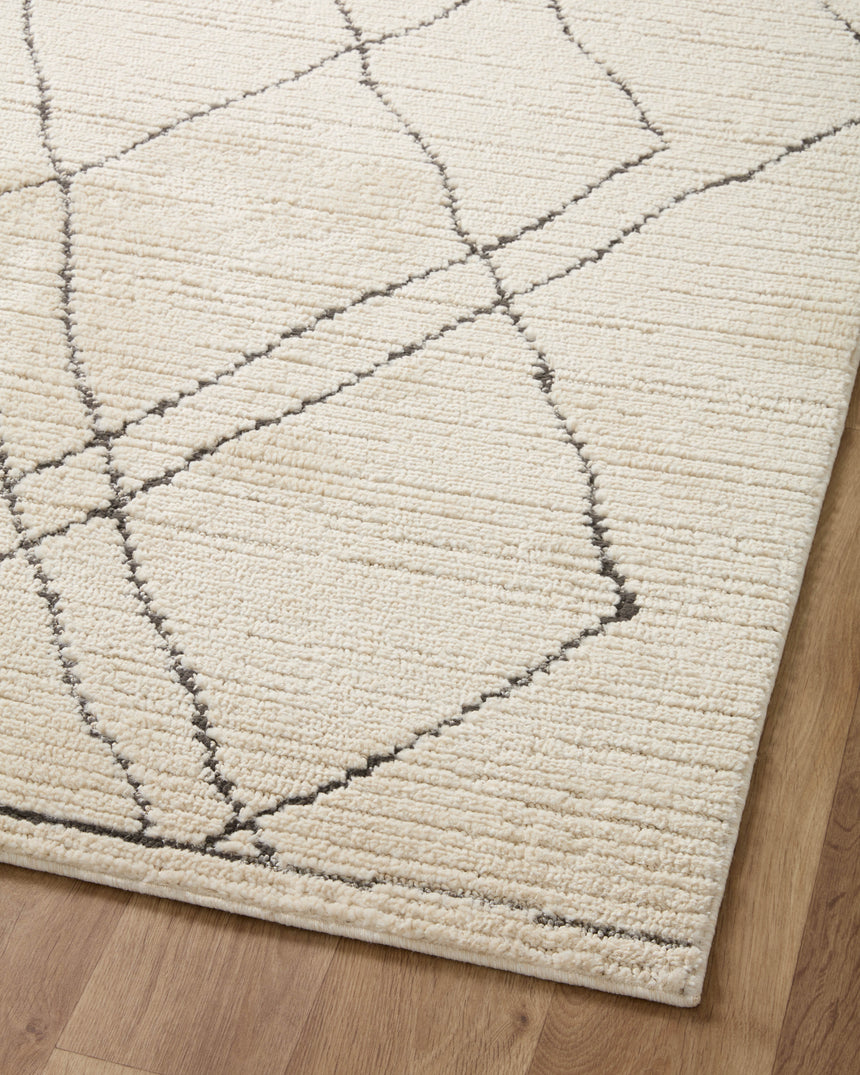 Fabian Rug 02 | Ivory / Charcoal