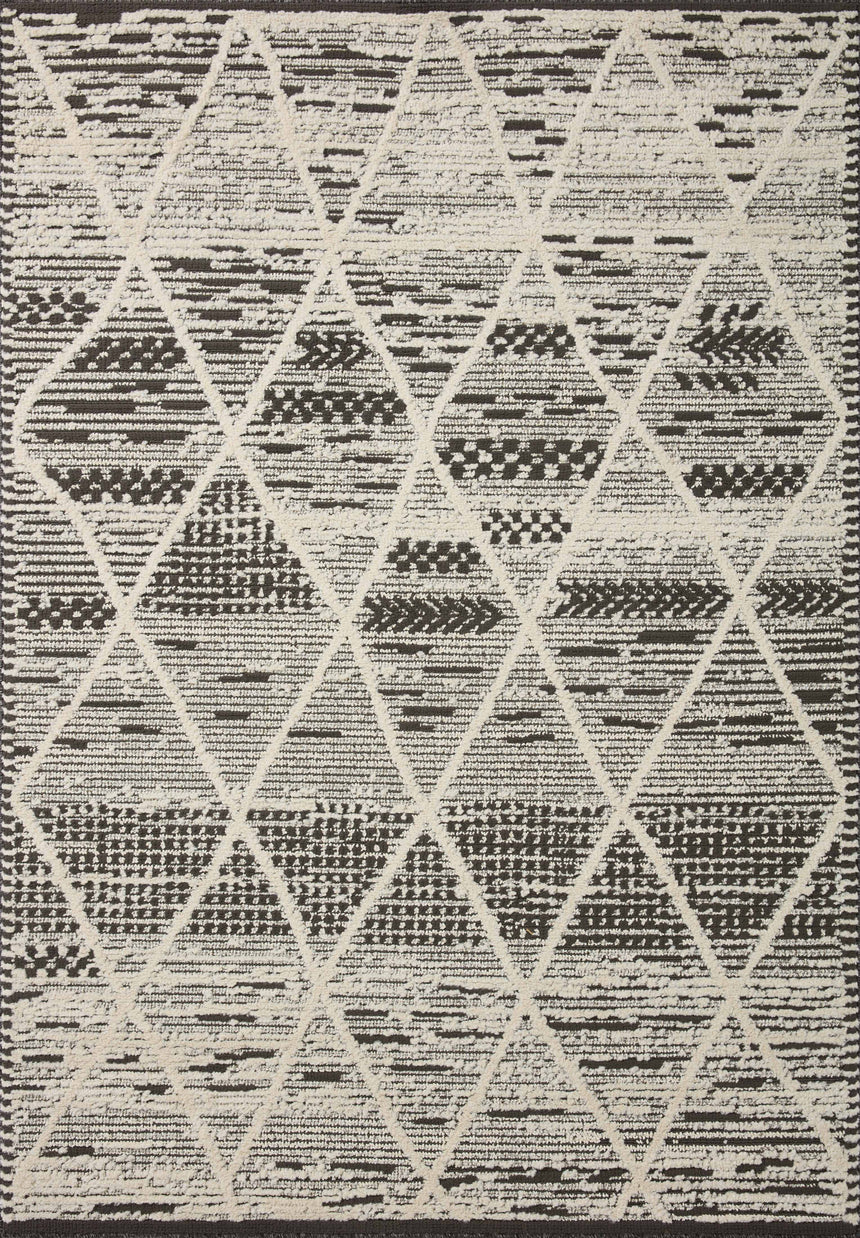 Fabian Rug 03 | Charcoal / Ivory