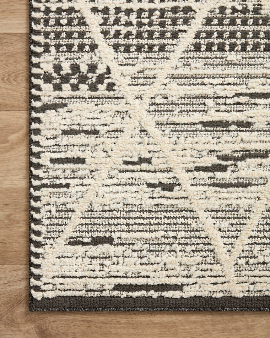 Fabian Rug 03 | Charcoal / Ivory