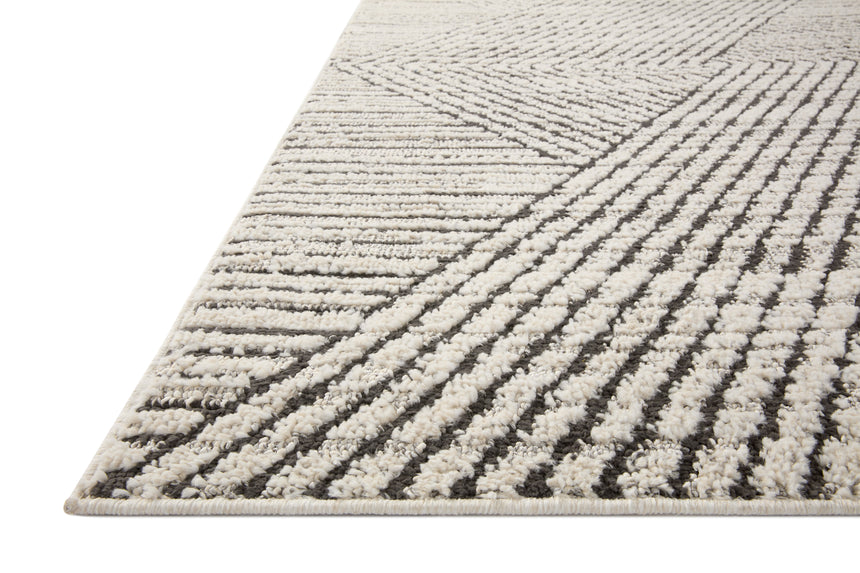 Fabian Rug 06 | Charcoal / Ivory