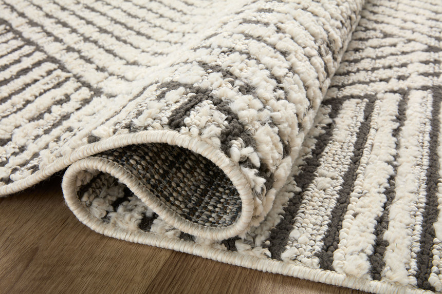 Fabian Rug 06 | Charcoal / Ivory