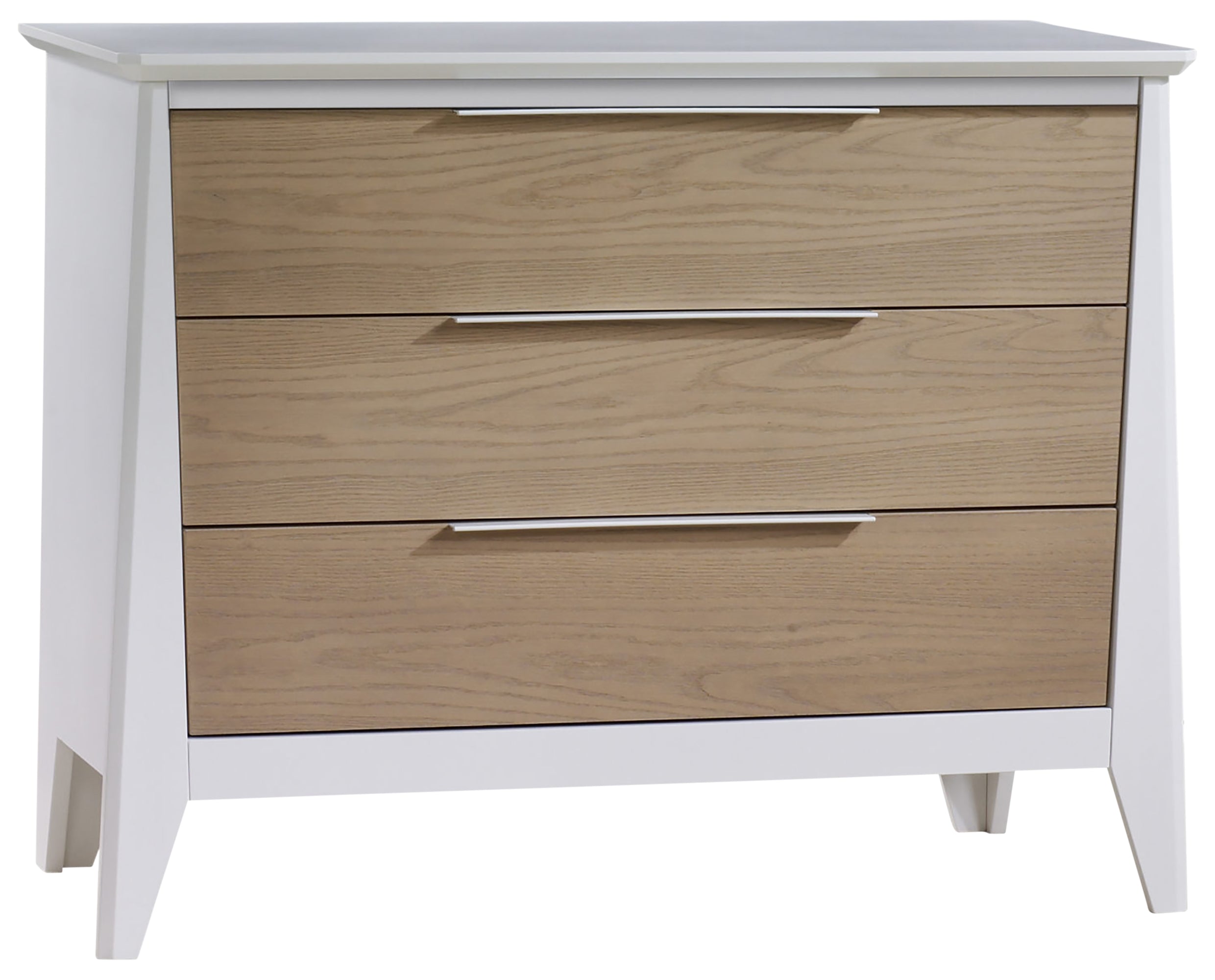 White Birch with Natural Wheat Birch | Flexx Premium 3 Drawer XL Dresser | Valley Ridge Furniture