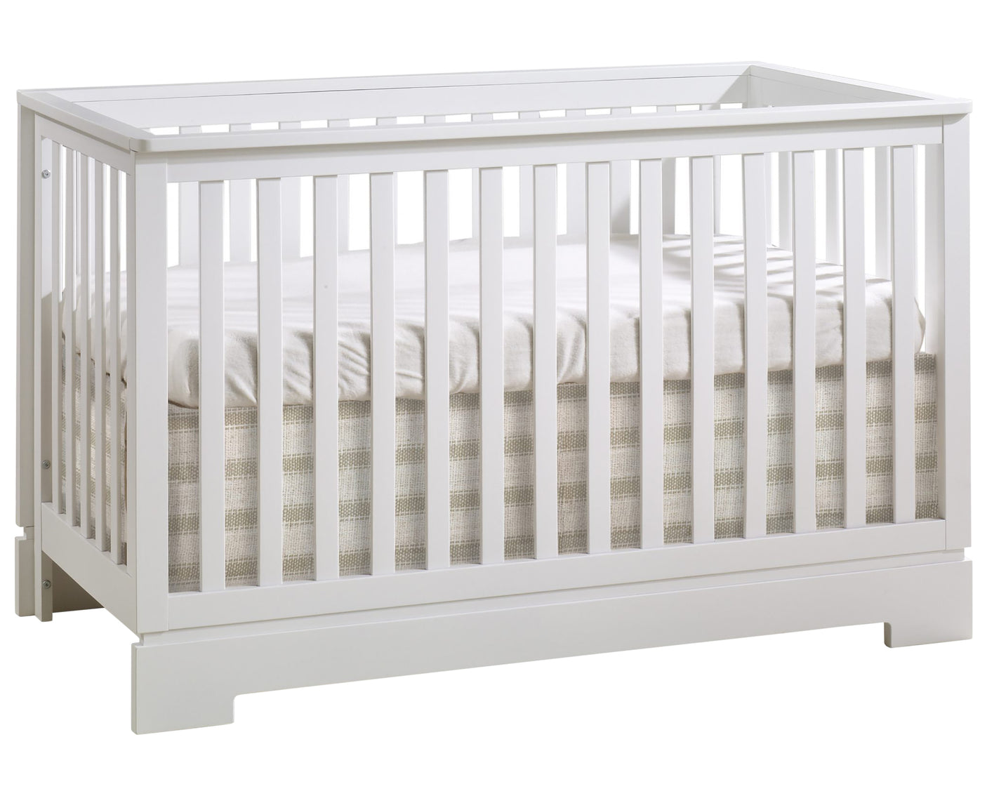 White Wood with White Wood | Olson Crib & Dresser Set | Valley Ridge Furniture