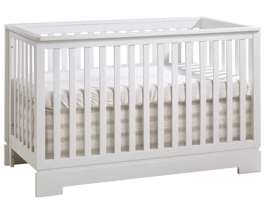 White Wood with White Wood | Olson Crib & Dresser Set | Valley Ridge Furniture