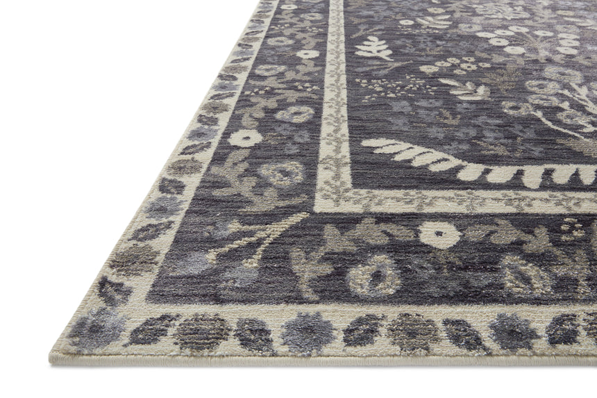 Fiore Rug 01 | Charcoal / White
