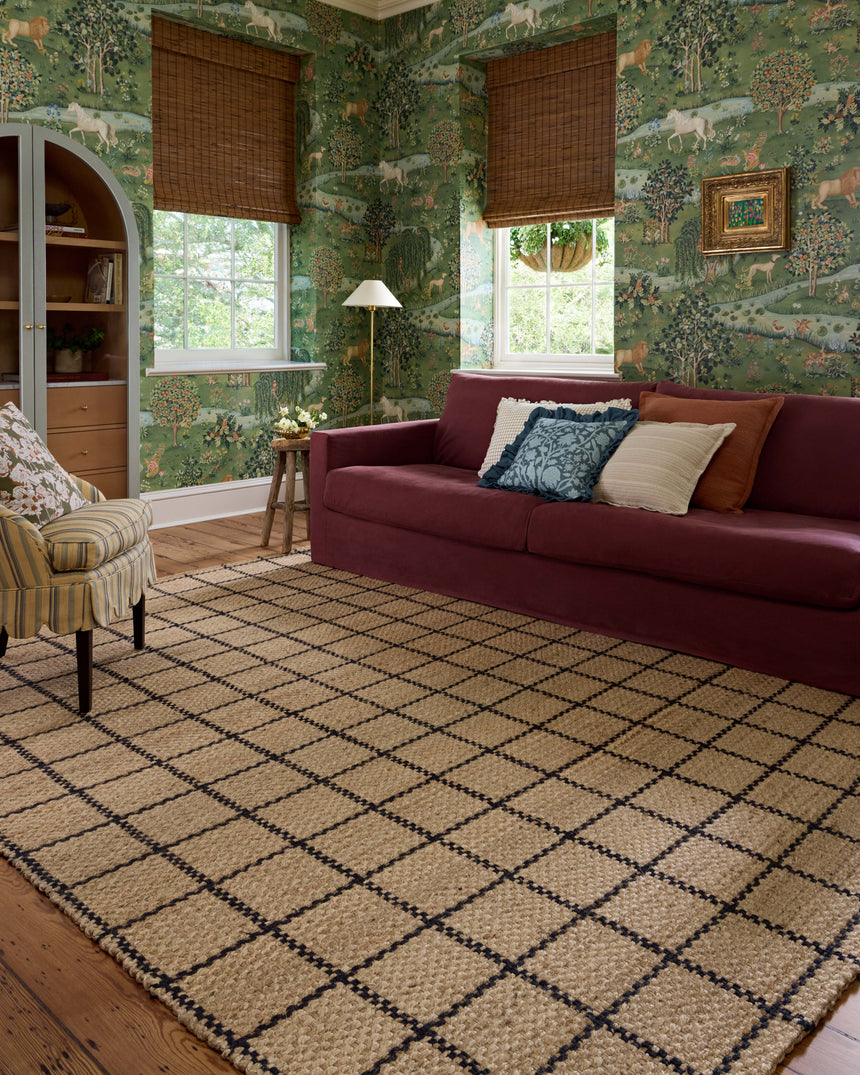 Fletcher Rug 01 | Natural / Black