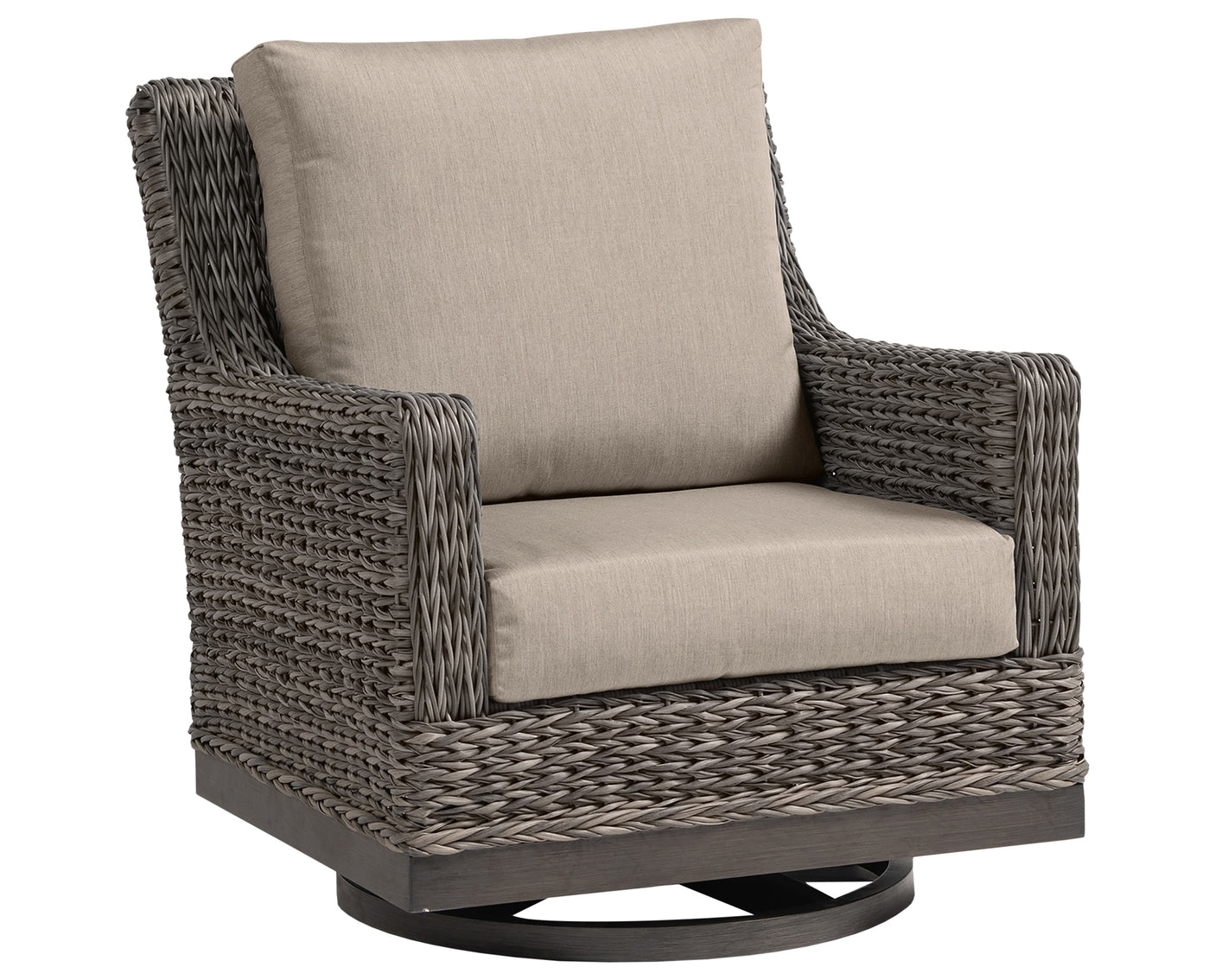 Boston Swivel Gliding Club Chair