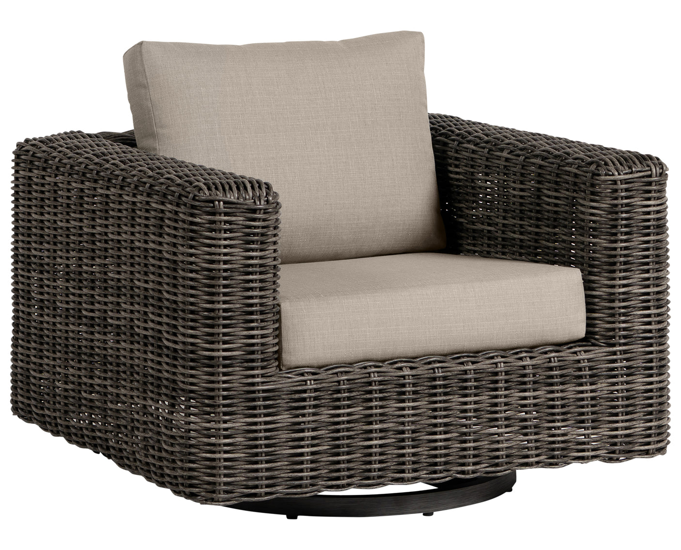 Cubo Swivel Gliding Club Chair