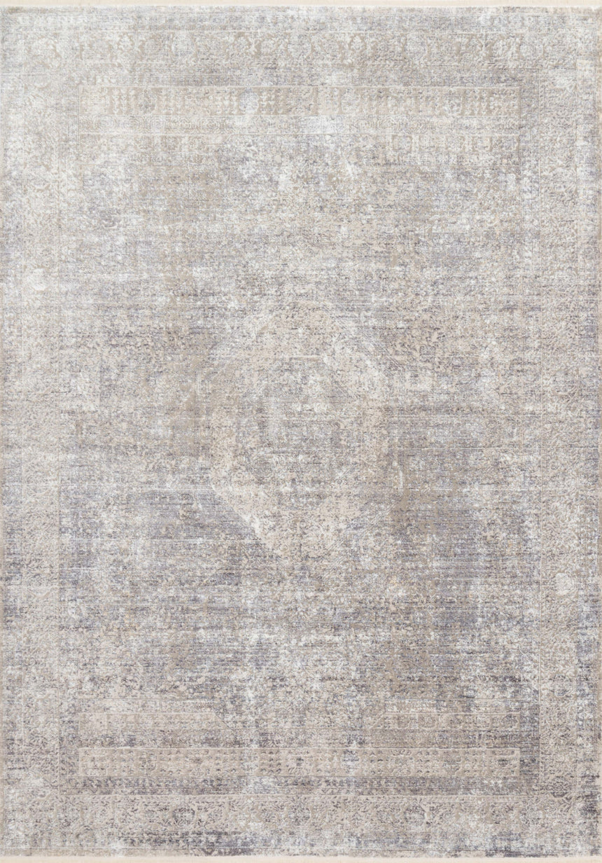 Franca Rug 01 | Silver / Pebble