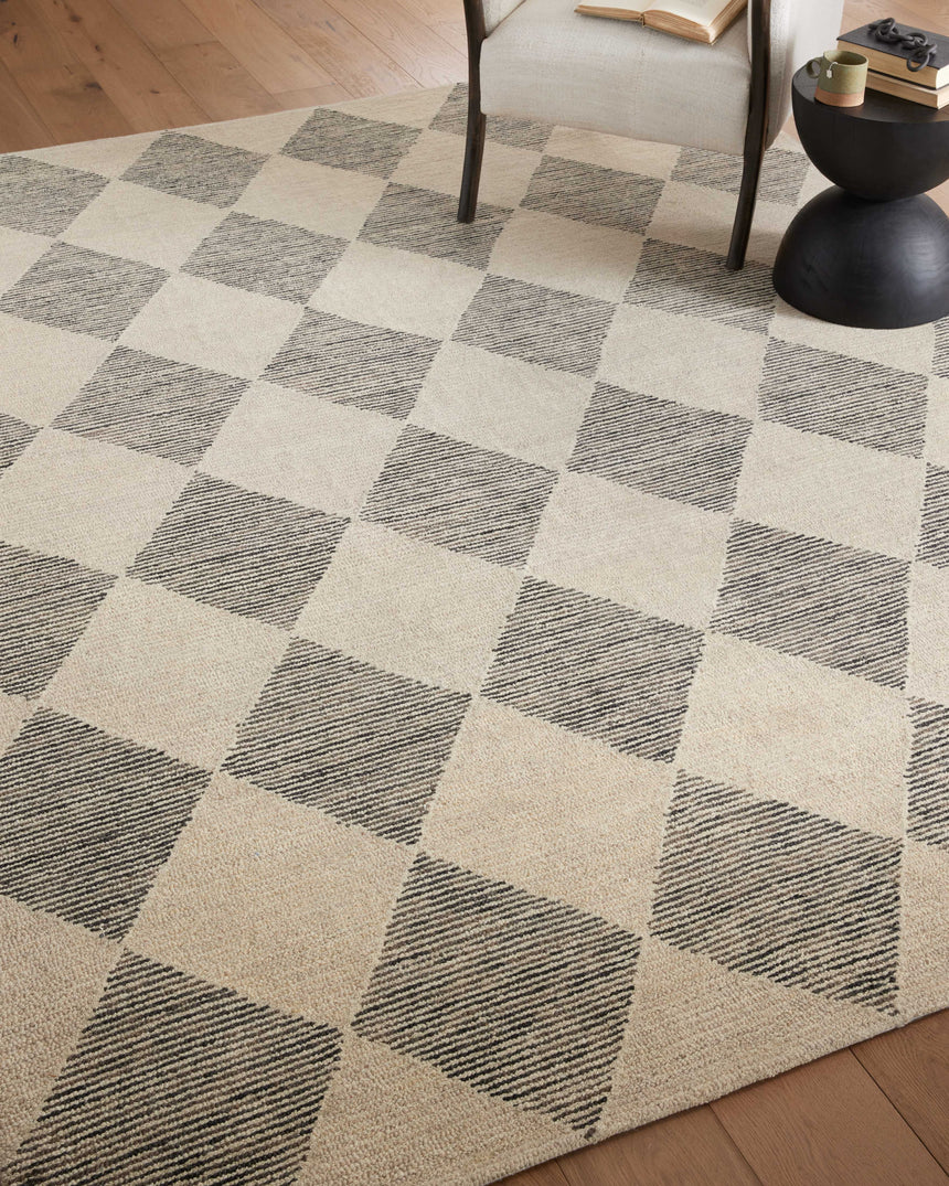 Francis Rug 01 | Beige / Charcoal