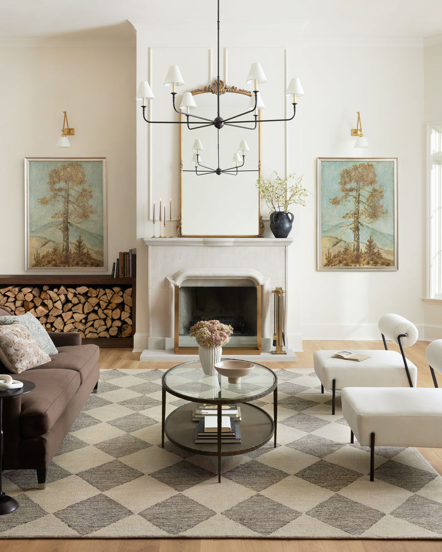 Francis Rug 01 | Beige / Charcoal