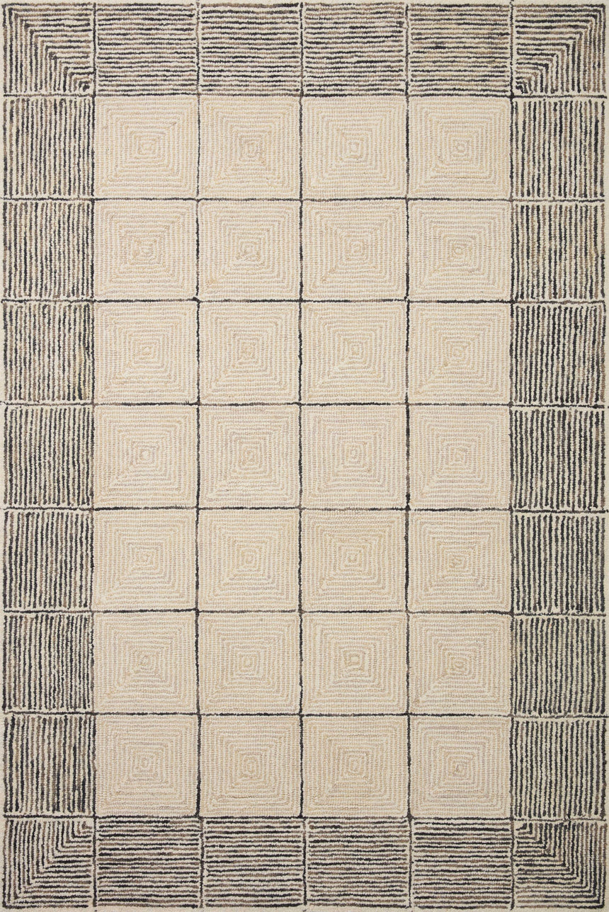 Francis Rug 02 | Cream / Black