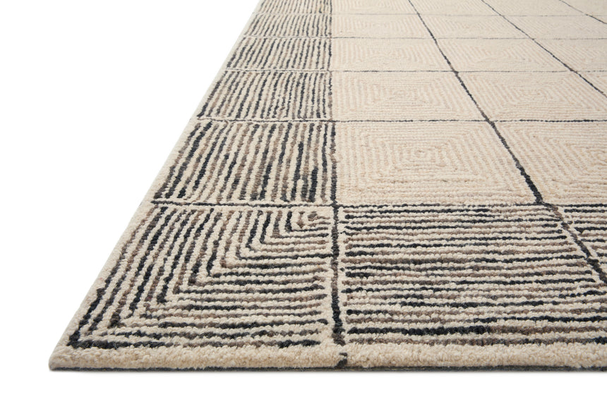 Francis Rug 02 | Cream / Black