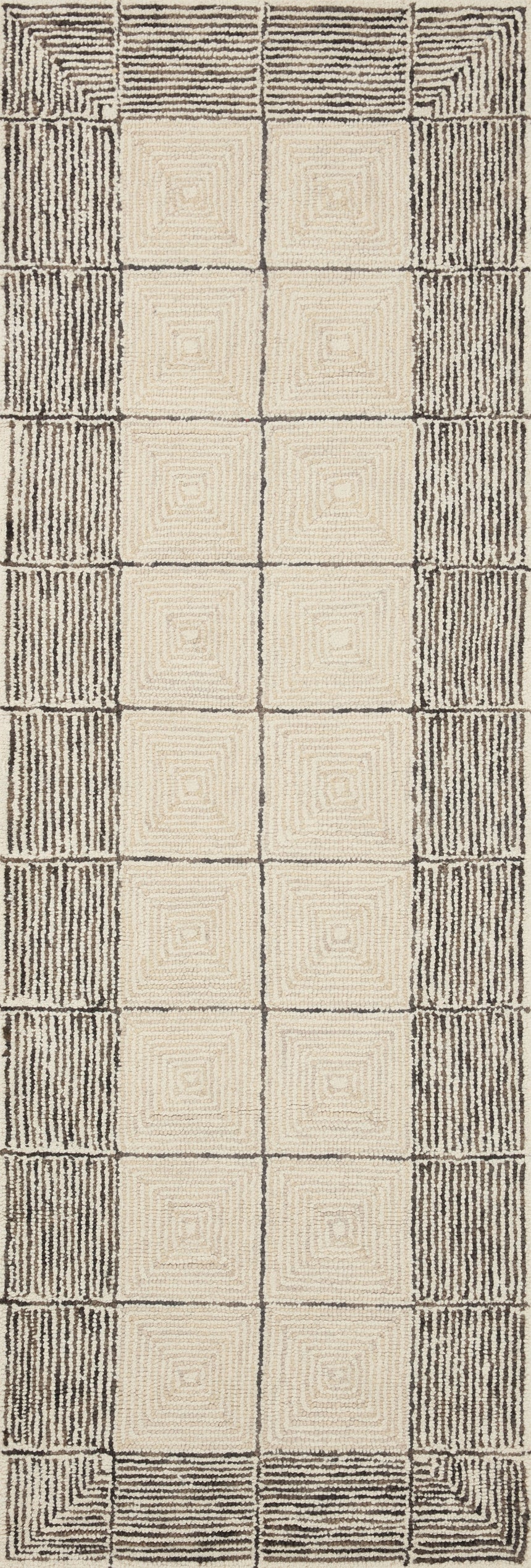 Francis Rug 02 | Cream / Black