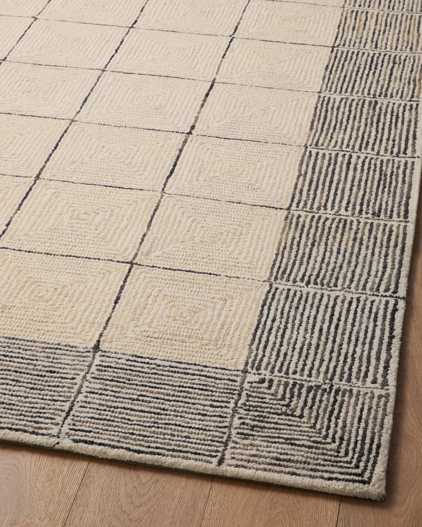 Francis Rug 02 | Cream / Black