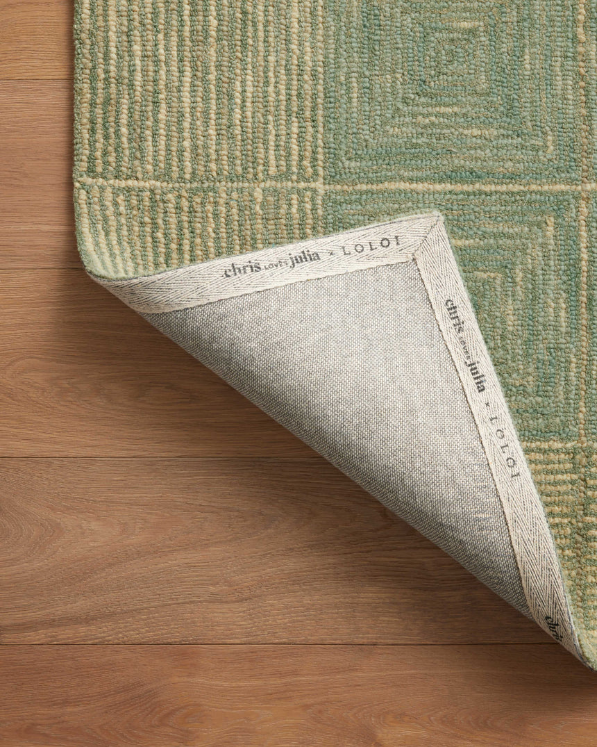 Francis Rug 02 | Green / Natural