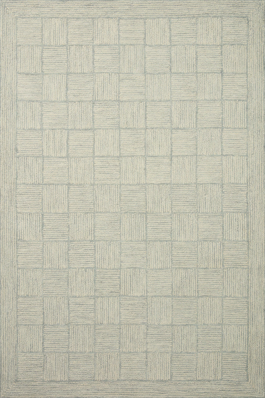 Francis Rug 03 | Silver / Sky