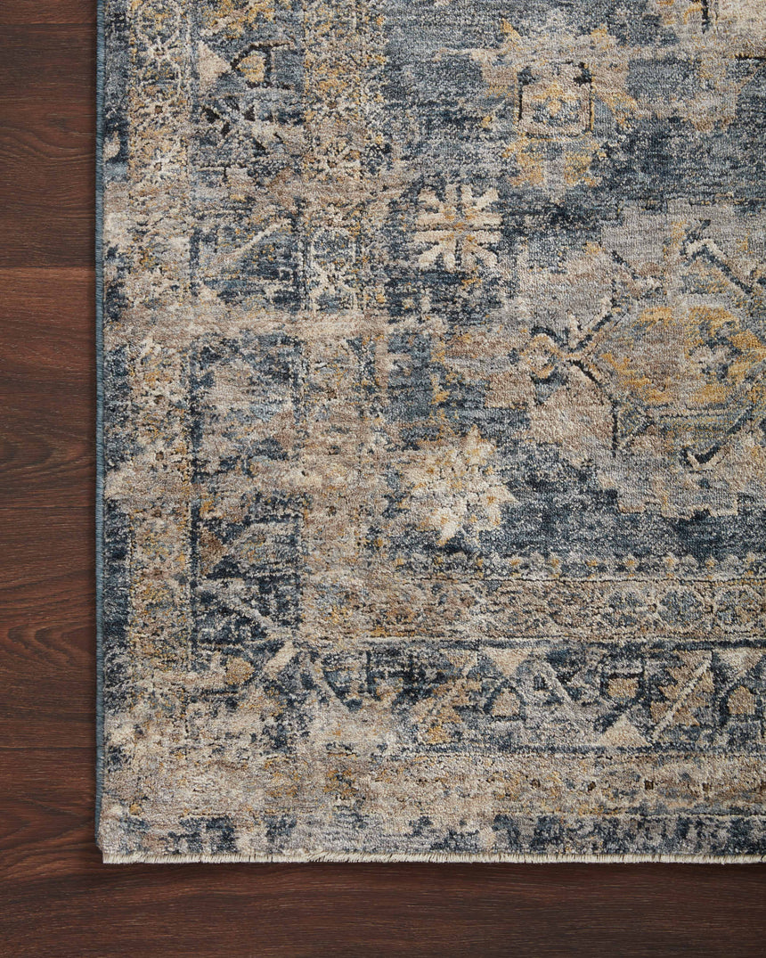 Gaia Rug 02 | Denim / Taupe