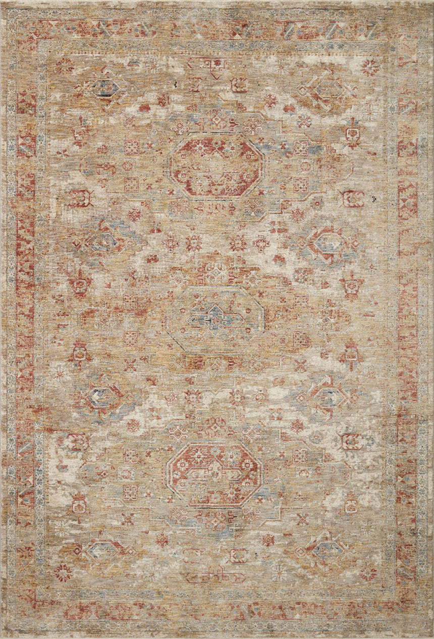 Gaia Rug 02 | Gold / Taupe