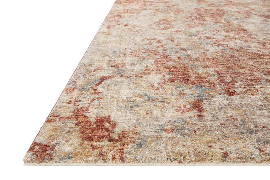Gaia Rug 03 | Taupe / Brick
