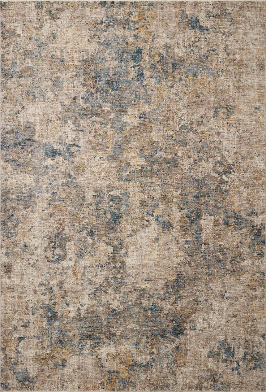 Gaia Rug 03 | Taupe / Denim