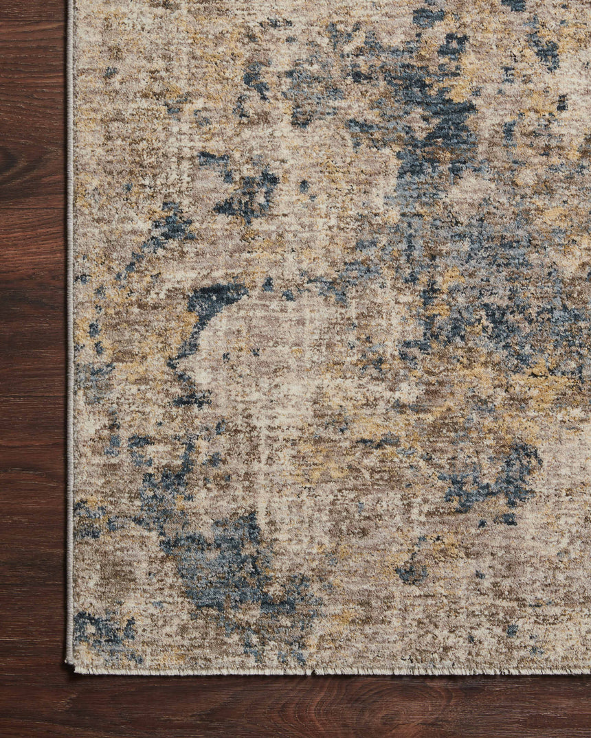 Gaia Rug 03 | Taupe / Denim