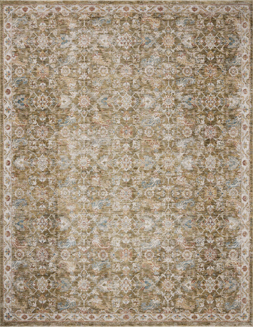 Gaia Rug 05 | Olive / Multi
