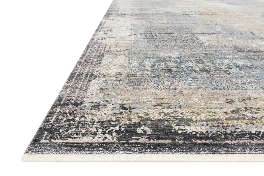 Gemma Rug 04 | Charcoal / Multi