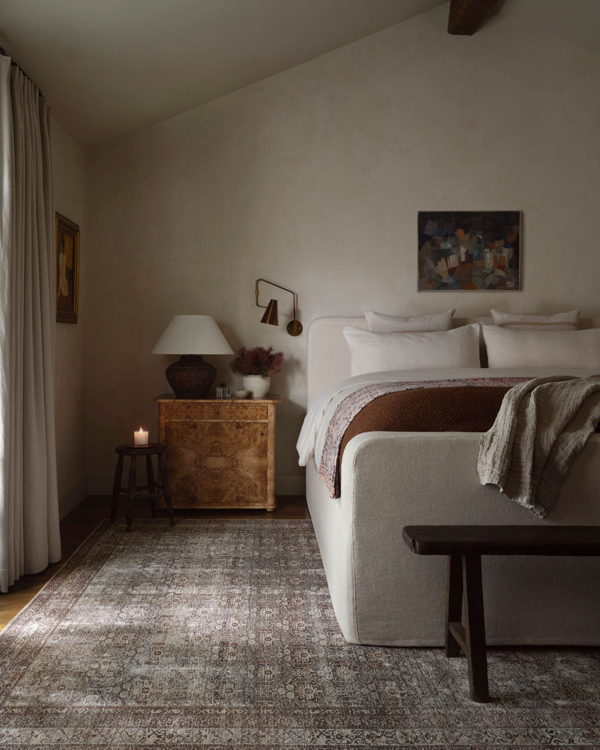 Georgie Rug 10 | Moss / Bark