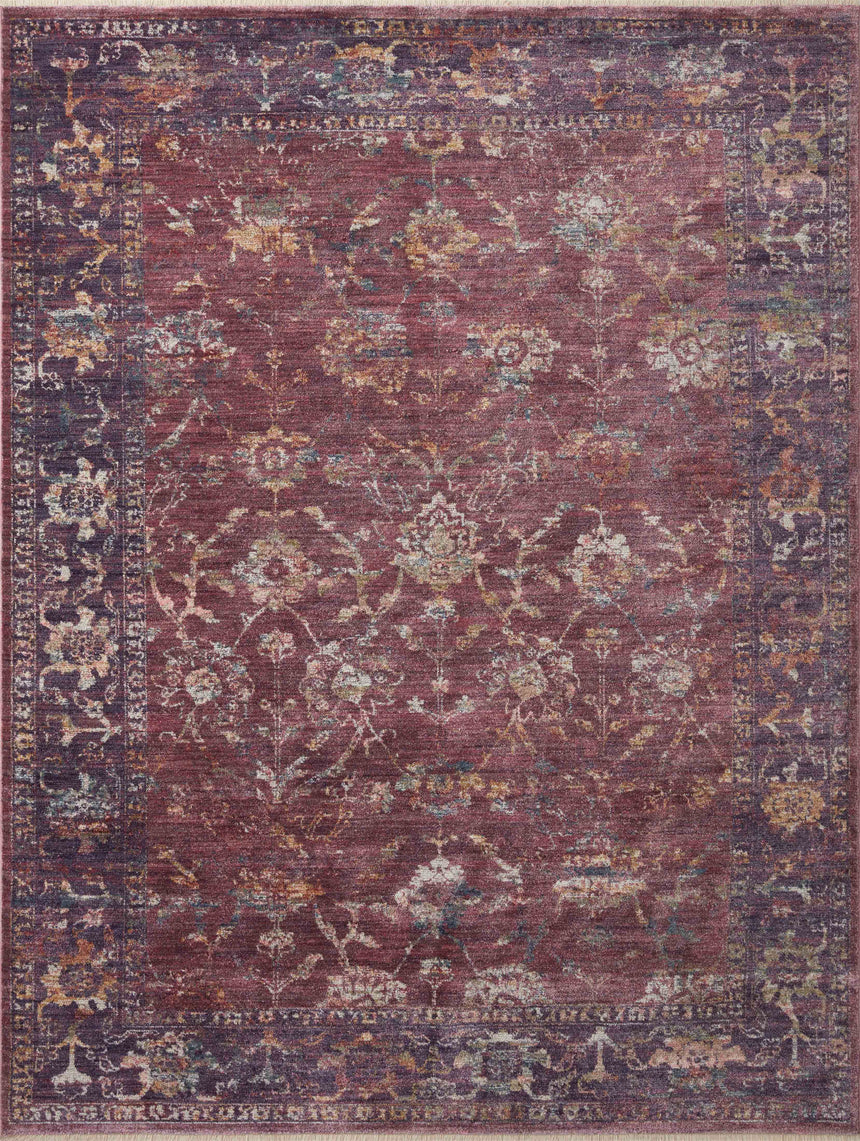 Giada Rug 02 | Grape / Multi