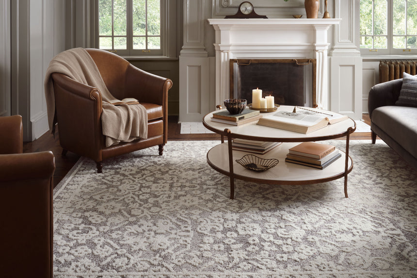 Gigi Rug 01 | Grey / Ivory