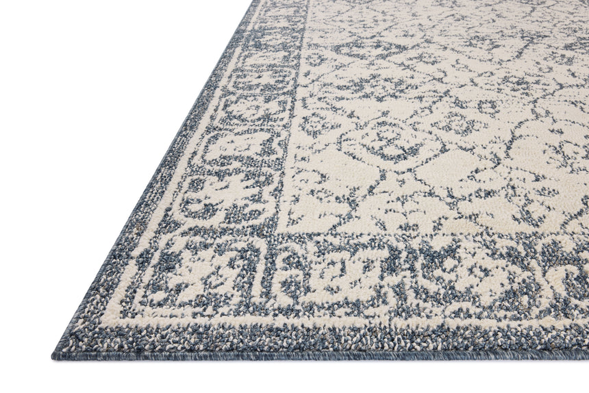 Gigi Rug 02 | Ivory / Blue