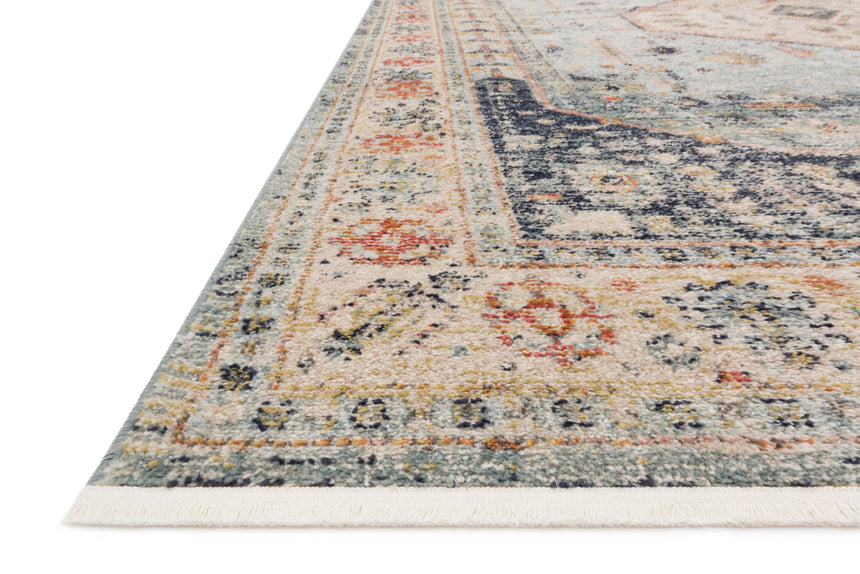 Graham Rug 03 | Blue / Ant. Ivory