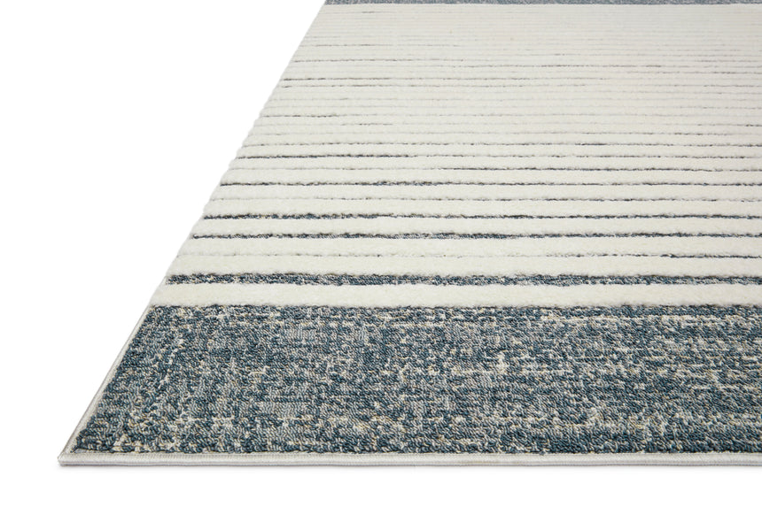 Hagen Rug 01 | White / Ocean