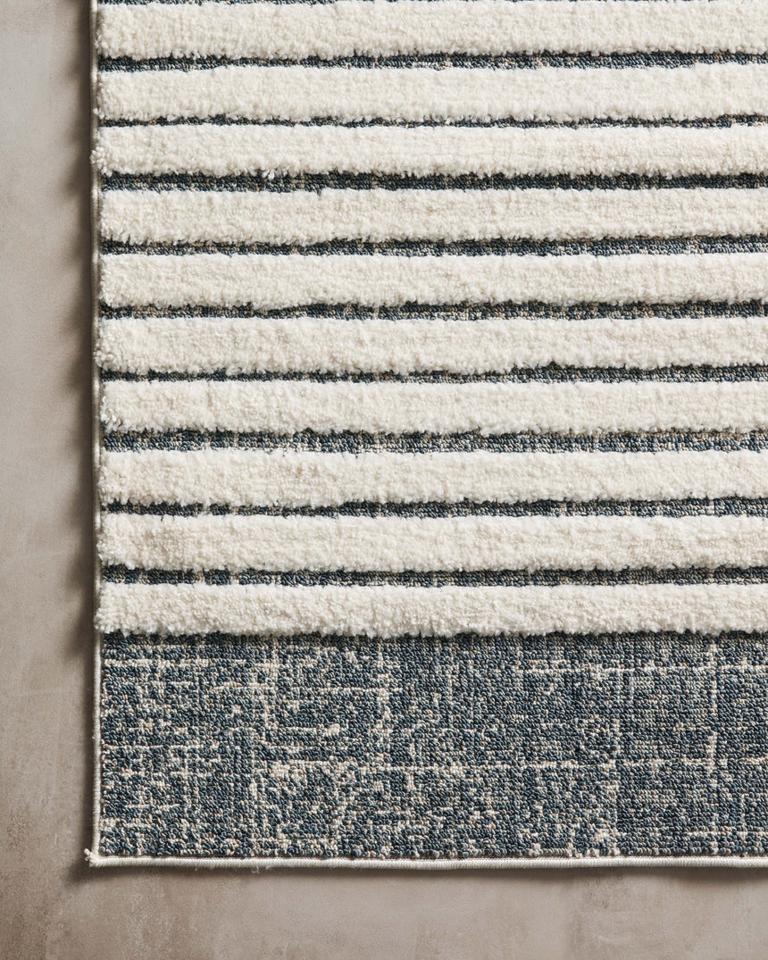 Hagen Rug 01 | White / Ocean