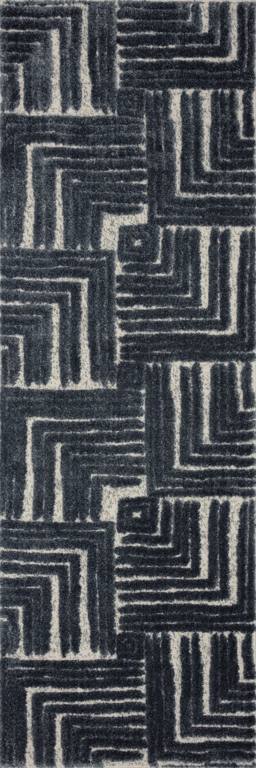 Hagen Rug 05 | Blue / White