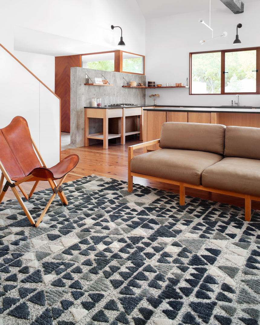 Hagen Rug 06 | Slate / Denim