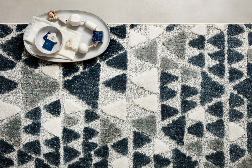 Hagen Rug 06 | Slate / Denim