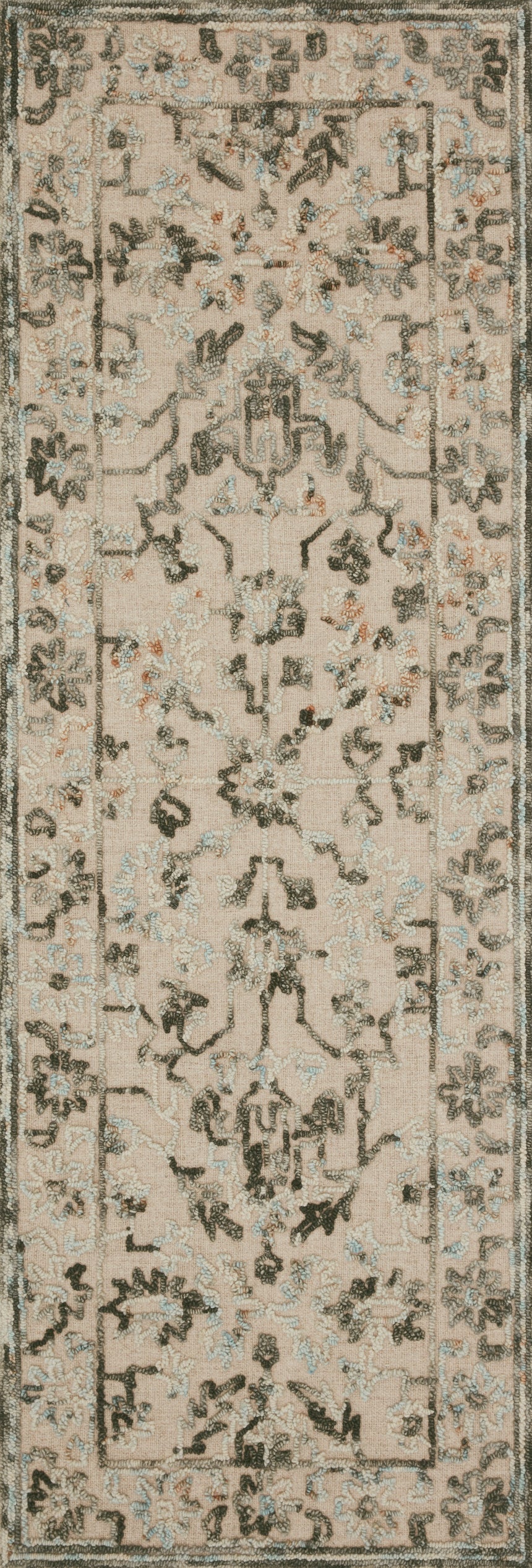 Halle Rug 05 | Grey / Sky