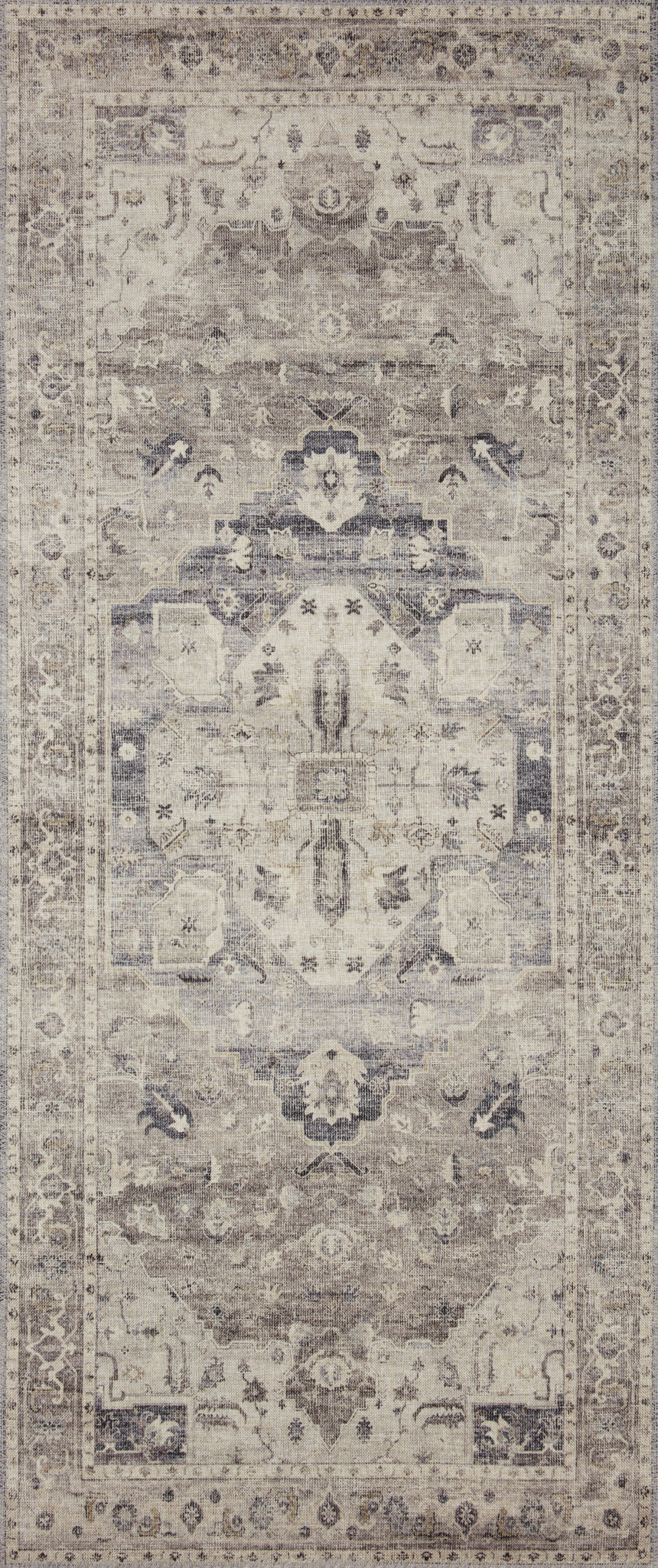 Hathaway Rug 05 | Steel / Ivory